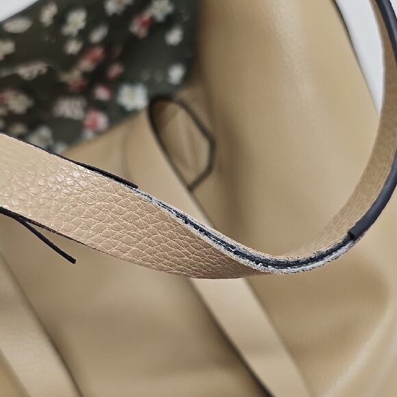 Steve Madden Chic Tan Faux Leather Tote Bag with Dual Handles Travel Bag Shop - Picture 12 of 12